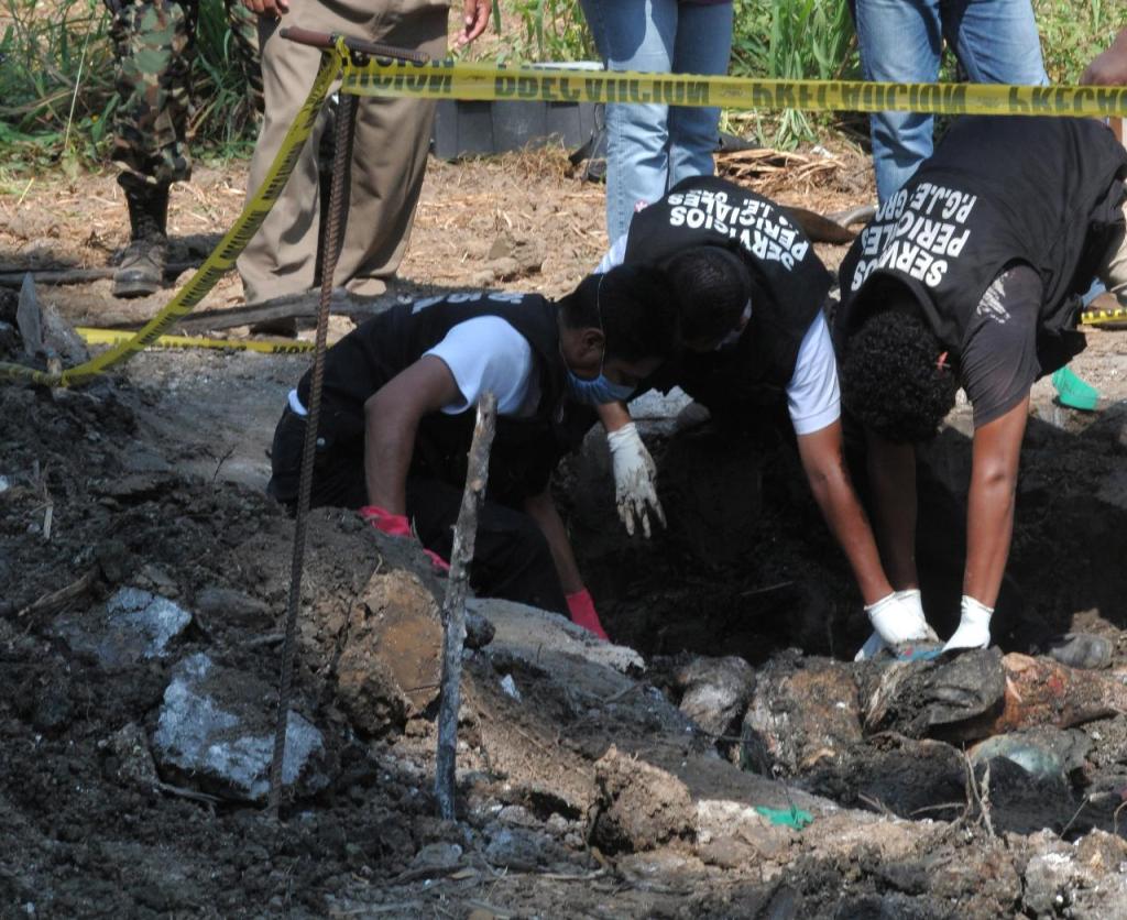 Las fosas clandestinas encontrada en México en diez años ya son más de 855 